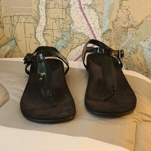 Vionic Black Women's Paden Sandals, Size 8